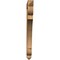 Ekena Millwork Olympic Arts & Crafts Rough Sawn Bracket, Western Red Cedar, 4"W x 46"D x 46"H BKT04X46X46OLY03RWR - alternate 2